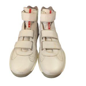 Men's Prada Shoes- High Top (Off White)